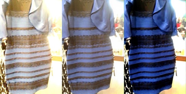White and Gold dress Vs. Blue and Black